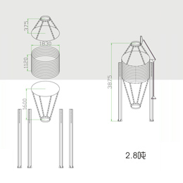 部分裝配式鋼板倉(cāng)技術(shù)參數(shù)